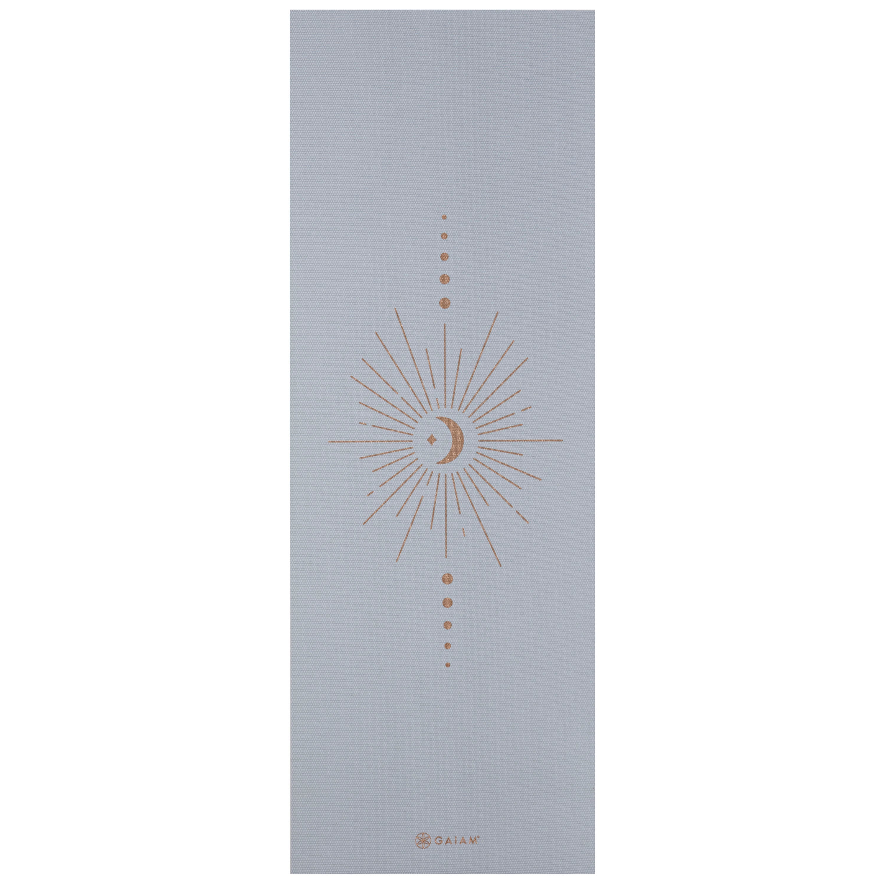 Premium Yoga Mat - Violet Vision (6mm) flat